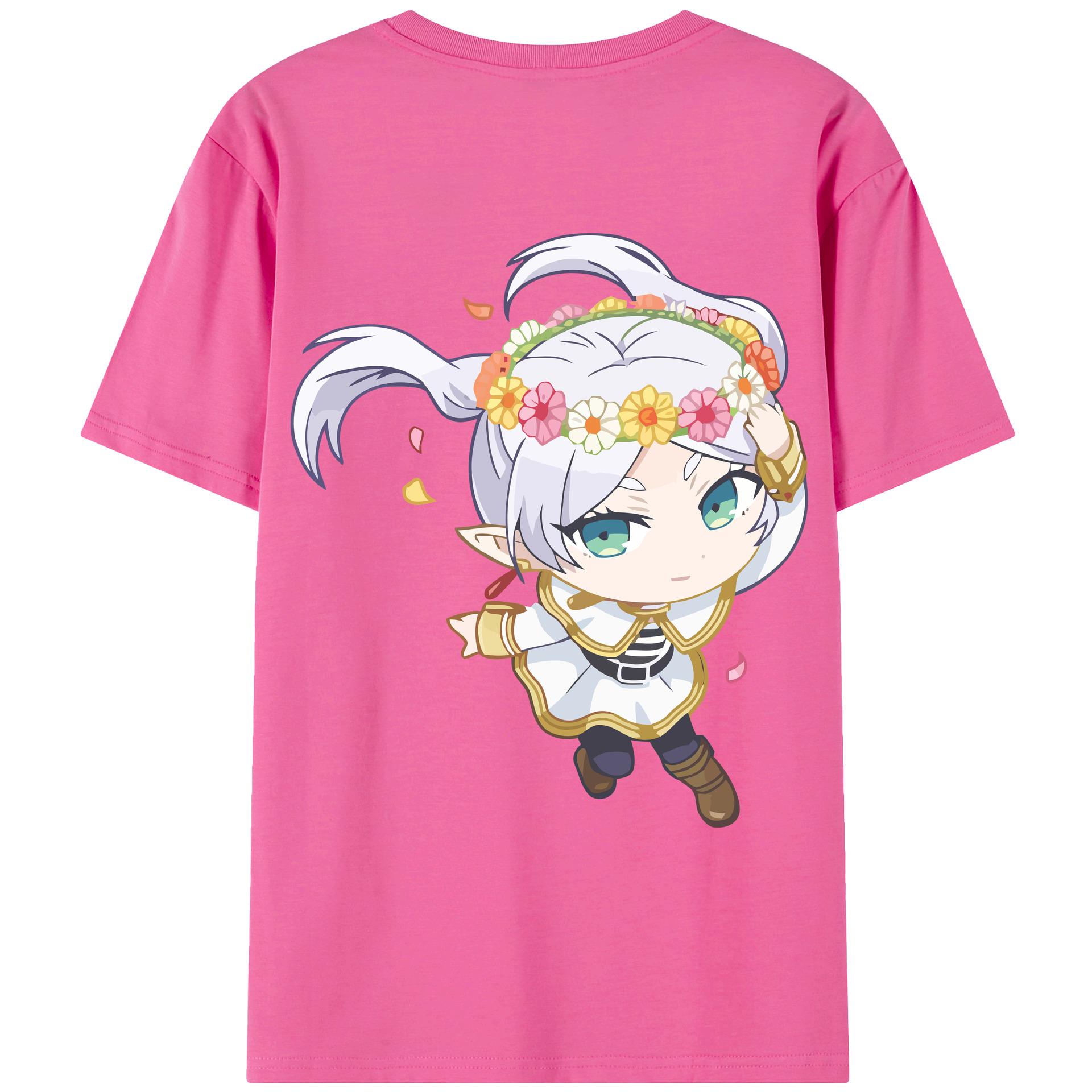 （画像用） 葬送のフリーレン Frieren レディース半袖Tシャツ(バックプリント)